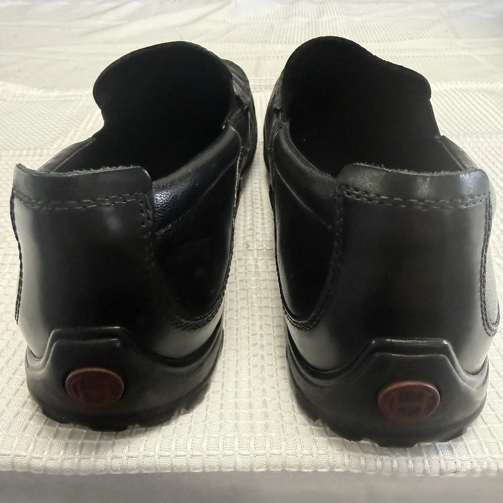 Cole Haan Mens Leather Slip On Loafers Driving‎ Black Comfort Casual Shoes 10M